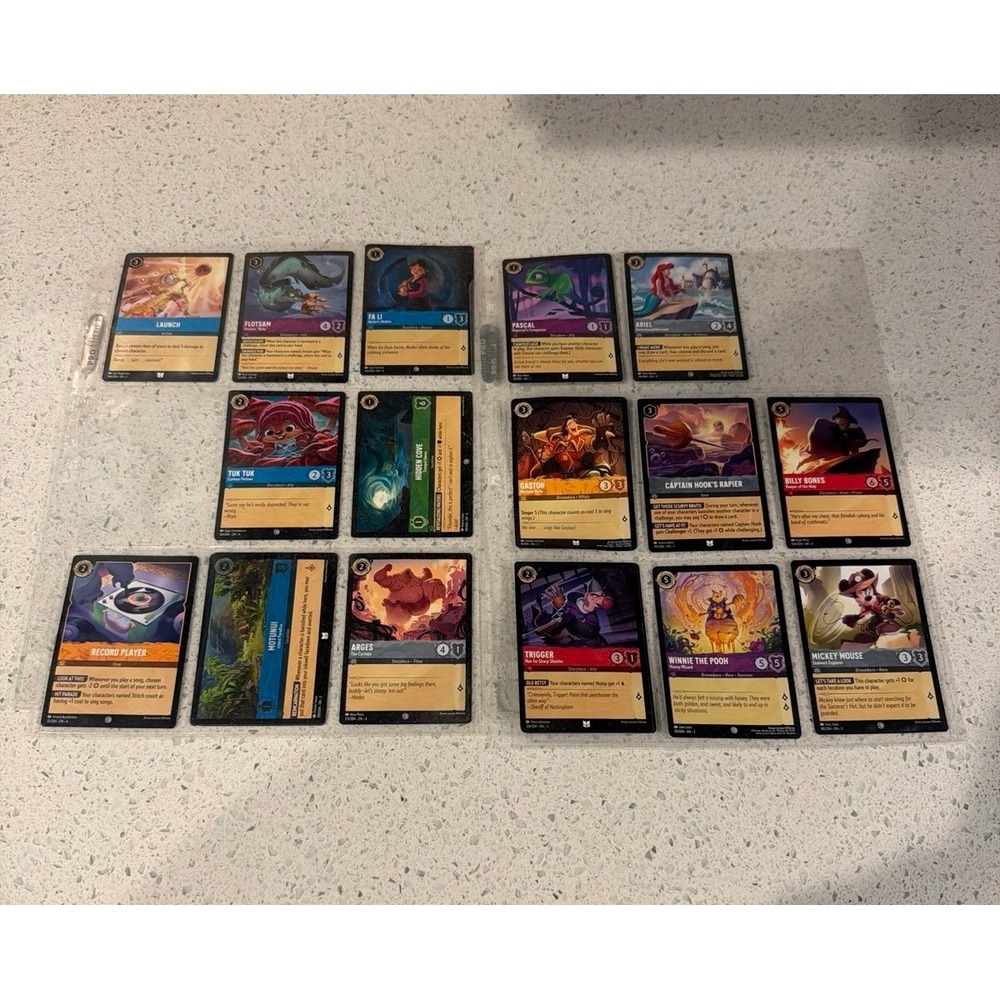 Disney Lorcana Trading Card Bundle Mixed‎ Cards